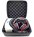 Graphein VR Headset and Accessory Case with Egg Crate Foam - Carbon Fiber