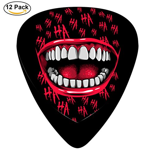 Crazy laughter Custom Guitar Picks Medium Cheap Kids Celluloid 12 Pack Directly