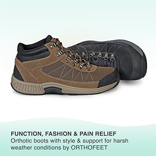 Orthofeet Innovative Orthopedic Boots For Men Ideal For Plantar
