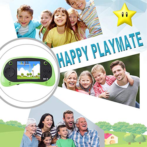 Beico Kids Handheld Games, Built in 260 Old Style Classic Video Retro Games Can Plug & Play on TV 2.5" Arcade Electronic Gaming System Birthday Present for Children (Green) - Thumbnail 5