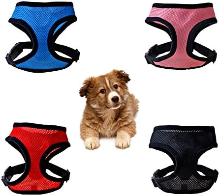 YAXXO Dog Harness - Comfort Control - Lightweight Vests - Puppy Accessories (Pink, Size L)
