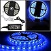 16.4ft/5M 5050 300LED RGB Multi-Color Waterproof(IP-65) SMD Flexible Strip Light Kit with 44 Key IR Remote Controller + 12V 5A Power Supply