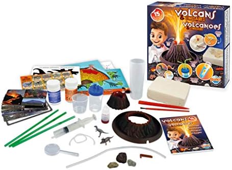 Buki France- BUK 210248 BUKI 2224-Volcanes y Dinosaurios, Color (2224): Amazon.es: Juguetes y juegos