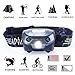 Oileus Outdoor Light Headheld 2 Packs Bright Flash Cree LED Headlamp Gesture Control Switch 500 lumens 300 Yards Rechargeable Lightweight 2.4 oz Waterproof 30 Hours Running Camping Hiking Everyday