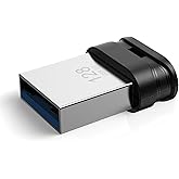 128GB USB 3.0 Flash Drive, Mini Thumb Drive Waterproof Memory Stick with Lanyard Hole Plug and Play Portable USB Stick Storage for Computer Laptop Smart TV, Black