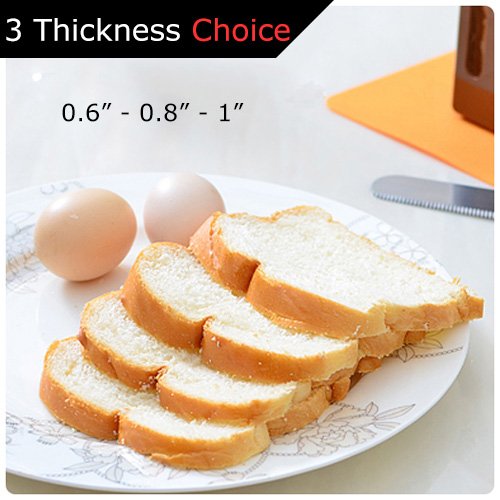 Bread Cutter Bread Slicer Toast Bread Slicer Manual Bread Slicer Bread Cutter for Homemade Bread Slicer Guide Bread Cutter Adjustable Toast Slicer Foldable Bread Slicer by MSART