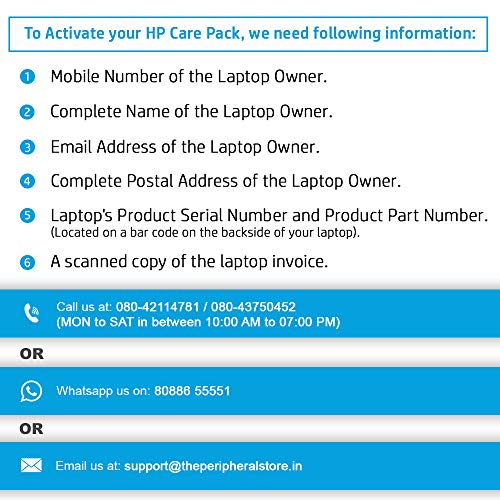 HP Care Pack 3 Year 9 x 5 Next Business Day Onsite Maintenance Parts Labor Physical