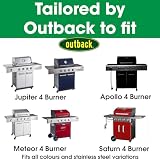 Outback Vented Cover 4 Burner Meteor/Jupiter/Apollo/Saturn Black OUT371065 view 2