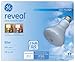 GE FBA 11684 Reveal 65-watt 445-Lumen BR30 Flood Light Bulb, 2-Pack, 2 Count (Pack of 1)