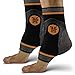 Pair of Copper Infused Compression Ankle Brace, Silicone Ankle Support w/Anti-Microbial Copper. Plantar Fasciitis, Foot, Achilles Tendon Pain Relief. Prevent & Support Ankle Injuries & Soreness - S primary