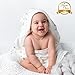 Bamboo Hooded Towel for Babies-Cotton Drooling Bib and Wash Cloth Set for Babies by Uncle Jon – 680GSM Thickness Super Absorbent Bath Towel for Boys and Girls – from Newborn to Toddler