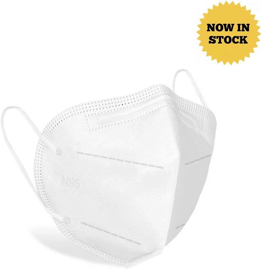 N95 Face Mask Disposable Surgical Medical Grade Mask Health Care Particulate Respirator Safety Air Mouth Masks With Elastic Ear Loop For Dust Smoke Protection Kid Adult Size White Reliable 10pcs