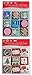 36 Assorted Handmade Self Adhesive Christmas Gift Tags. Embellished Foil Finish. 12 Holiday Designs with Tip-ons, Santa, Snowman, Elf, Ginger Bread Man, Snow Flakes, Stockings, Holly, Xmas Tree