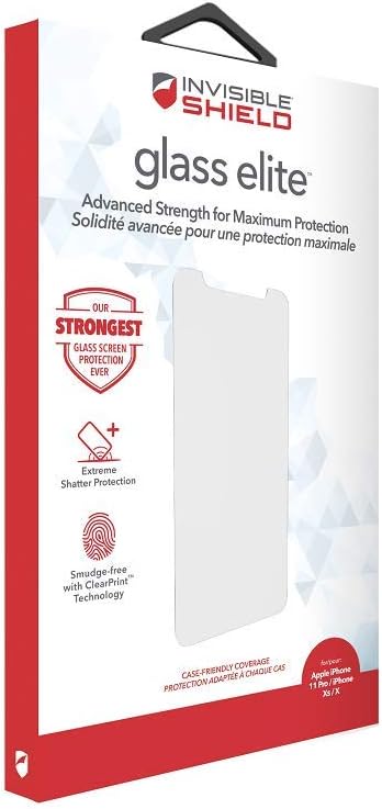 ZAGG InvisibleShield Glass Elite Screen Protector Apple iPhone 11 Pro- Anti-microbial, Impact Protection, Smudge Free - Image 5
