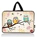 AUPET Cute Three Owls Universal 7~8 inch Tablet Portable Neoprene Zipper Carrying Sleeve Case Bag primary