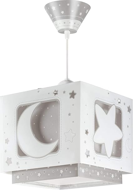 Dalber Lampe De Plafond Suspension Carra C E Lune Gris Amazon Fr Bebes Puericulture