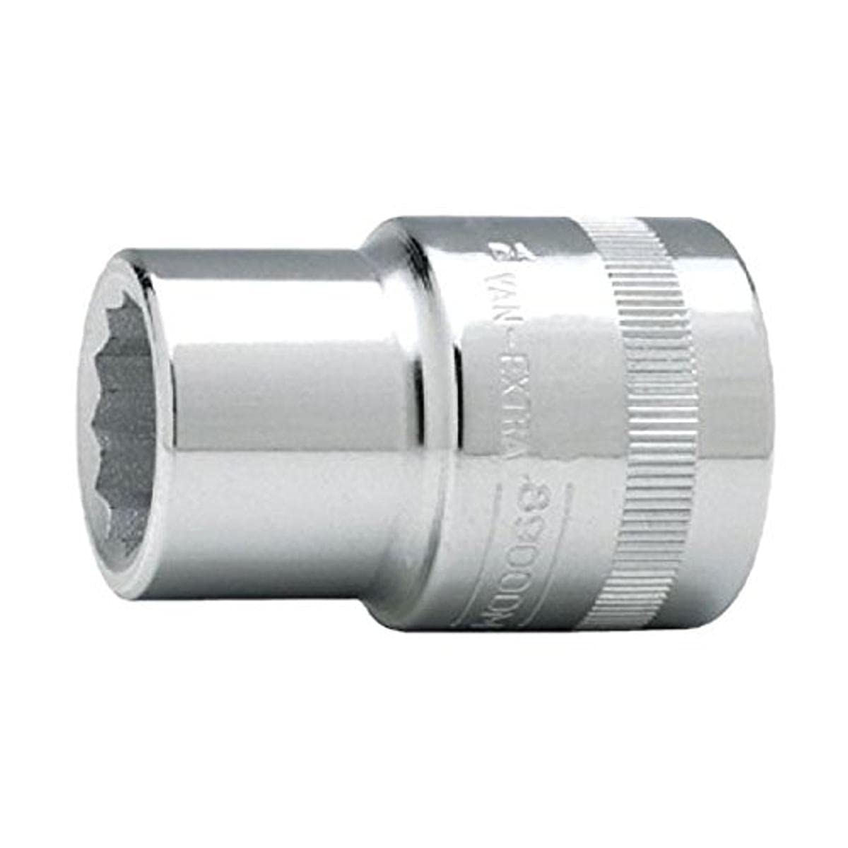 Bahco 8900DM-25 Standard Length Socket, Silver, 3/4-Inch Bi-Hex 25 mm