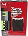 Under Armour Boys' Big Charged Cotton Stretch Boxer Jock, Carbon/Black, YMD