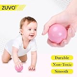 Zuvo Ball Pit Balls 100 Pack Pink 5.5 cm Crush-Proof BPA-Free view 3