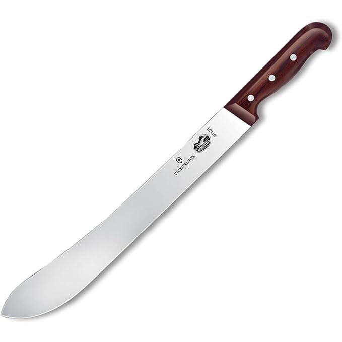 Buy Victorinox Straight Blade Butcher Knife with Wood Handle (40138