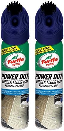 Turtle Wax Power Out Rubber Floor Mat Heavy Duty Cleaner (2 Pack)
