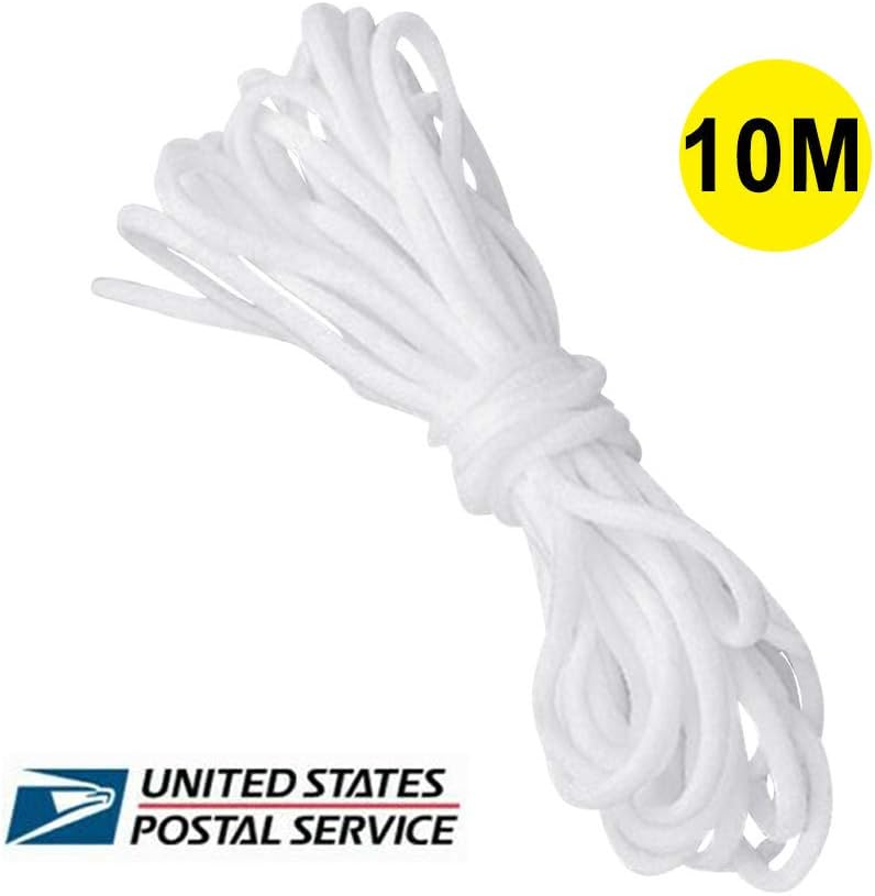 11 Yard Round Elastic Band for Sewing,1/8-Inch (3mm)