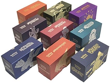 Amazon Com Set Of 3 Empty Random Pokemon Xy Block Elite Trainer Boxes For Storage Toys Games