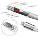 2 in 1 Lightning iphone 7 / 7 plus Adapter Charge and Headphone 3.5mm Audio Jack Splitter(Silver)