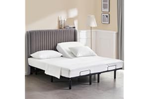 DreamyDestiny 32" Queen Split Top Flex Head Sheet Giza Cotton Sheet Set Luxury 600-TC Flex Top Sheet Adjustable Bed - 4 Piece