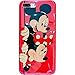 Ultra Slim Fit Shiny Smooth Soft TPU Red Mickey Minnie Mouse Case for iPhone 7+ 7Plus 8Plus Large Size 5.5