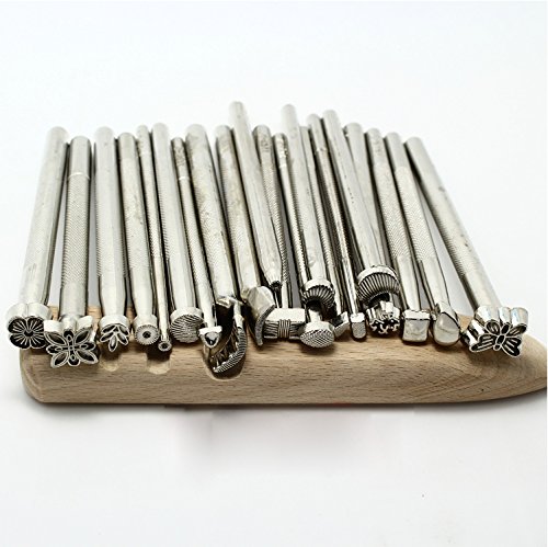DOW 20pcs Craft Tool Leathercraft diy kit DIY Leather Working Saddle Making Tools for Leather Craft Working - Thumbnail 5