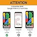[3 Pack] QITAYO Screen Protector for Google Pixel 4, [Tempered Glass] [Scratch Resistant] [Alignment Frame] Google Pixel 4 Screen Protector