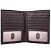 Multi-Purpose Travel Wallet Credit Card Holder Passport Cover 2 ID Window Genuine Leather RFID Blocking - Coffee