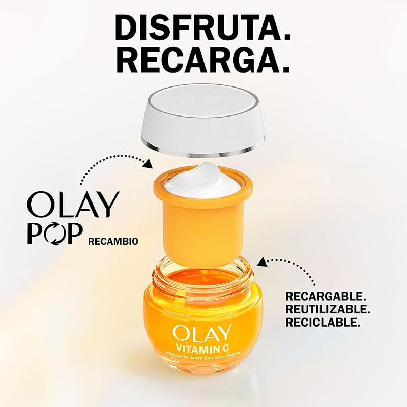 Creme de Dia Facial Hidratante Vitamina C FPS 30, com Niacinamida, Clareador de Pele: Anti-Dark Spot Action, Unifica, Hidratante, 50ml