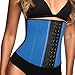 Ann Chery Corset Waist Trainer for Women - Colombian Waist Cincher - 3 Hook Latex Body Shaper Blue