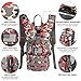SHARKMOUTH Tactical Molle Hydration Backpack - Small Military Hydration Pack with 2L Water Bladder - Insulated Water Backpack for Hiking Running