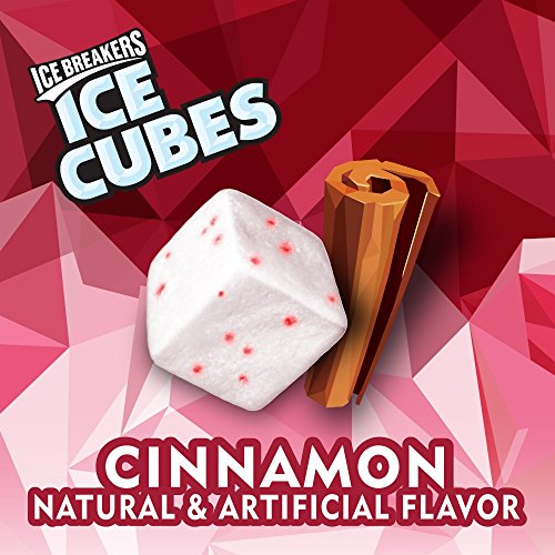 ICE Breakers Ice Cubes Sugar Free Gum, Cinnamon, 40 Piece Pricepulse