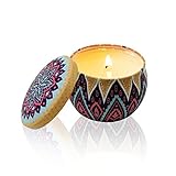 Aromatherapy Soy Wax Massage Candles For Moisturizing and SkinCare,Scented Candles Lavender Natural Essential Oil Kit For Couples Spa and Seduction,110g