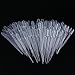 UEETEK 100pcs 3ML Transfer Pipette Dropper Plastic Graduated Disposable Measuring Pipettors for Mixing Acrylic Paints and Lab