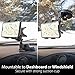 Car Mount, Vena Clip-Grip 360 Degree Strong Suction Cup Car Mount Holder for iPhone 11/11 Pro/11Pro Max/XR/SE2, Galaxy S20/S20+/S20 Ultra/Z Flip/S10 Plus, Moto G5 Plus, Google Pixel 3(Up to 90mm Wide)