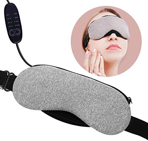 【2018 NEW】 BUTEFO USB Temperature Control Heating Steam Cotton Eye Mask, Designed to Relieve Blepharitis, Warm Therapeutic Treatment for Dry Eyes, Tired Eyes, Puffy Eyes
