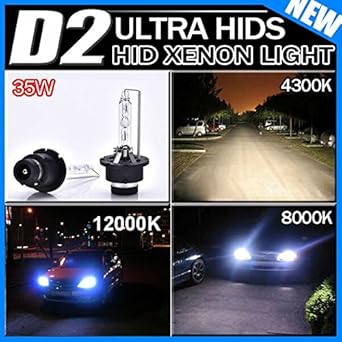 Amazon Todyer Hidバルブ D2c D2s 4300k 35w Hid ヘッドライト2本左右セット1年保証 Hidバルブ 車 バイク