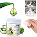 GARYOB Eye Tear Stain Remover Wipes for Cats & Dogs, Best Natural Eye Crust Treatment for White Fur, 100 Pre Soaked Cotton Pads