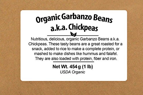 Be Still Farms Organic Garbanzo Beans (1lb) Organic Dried Chickpeas, Chick Peas Organic - Bulk Chickpeas - Make Chickpea Tofu, Non GMO Beans for Tahini, Vegan Garbanzo Beans Bulk, Dry Beans Bulk Cheap