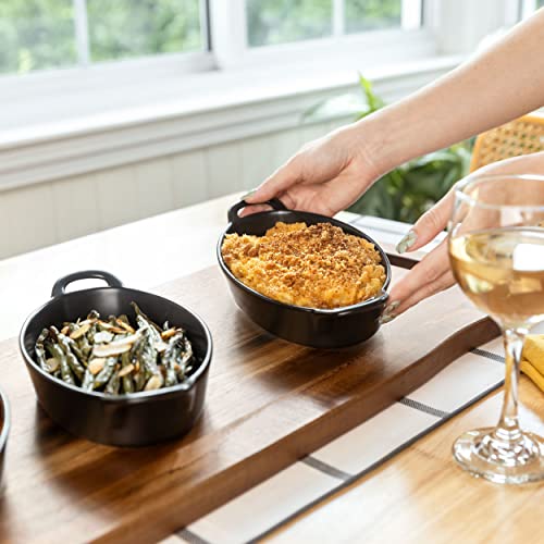Au Gratin Baking Dish 4-Piece Oval Ceramic Baking Dishes – Oven