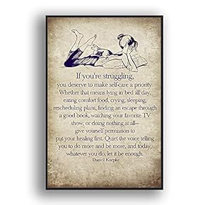 Framed Canvas Wall Art for Living Room, Bedroom Beautiful Quotes Canvas Prints for Modern Home Decoration Ready to Hang - 16"x24" inches