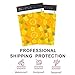 Ohuhu 10x13 100-Pack Pineapple & Orange Designer Poly Mailers (1 Box)