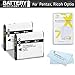 2 Pack Battery Kit For Pentax Optio WG-1, WG-2, WG-3, WG-3 GPS, Ricoh WG-4 GPS, WG-4, WG-30, WG-30W, WG-5 GPS Waterproof Digital Camera Includes 2 Extended (1000Mah) Replacement D-LI92 Batteries +++
