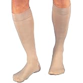 JOBST Relief Knee High Graduated Compression Socks 20-30mmHg - Comfortable Unisex Design - Closed Toe, Beige, Small