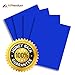 MiPremium PU Heat Transfer Vinyl, HTV Blue Iron On Vinyl 12” x 10” inches 4 Sheets, for T Shirts Sports Clothing other garments & fabrics, Easy Cut, Easy Weed & Press blue htv vinyl (Royal Blue)